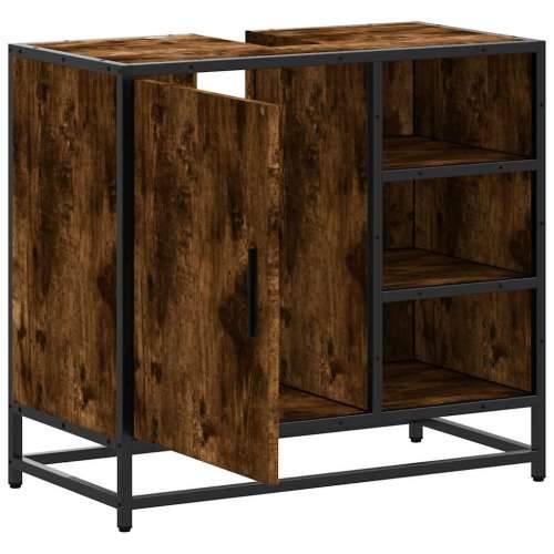 Kupaonski ormarić za Lavabo - Umivaonik dimljeni hrast 65x33x60 cm - Dimljeni hrast 1 Cijena