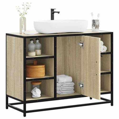 Kupaonski ormarić za Lavabo - Umivaonik boja hrasta 80x33x60 cm drveni - sonoma hrast 1 Cijena