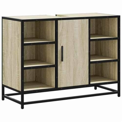 Kupaonski ormarić za Lavabo - Umivaonik boja hrasta 80x33x60 cm drveni - sonoma hrast 1 Cijena