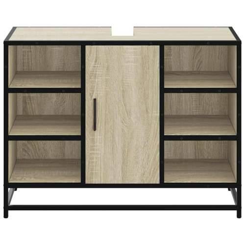 Kupaonski ormarić za Lavabo - Umivaonik boja hrasta 80x33x60 cm drveni - sonoma hrast 1 Cijena