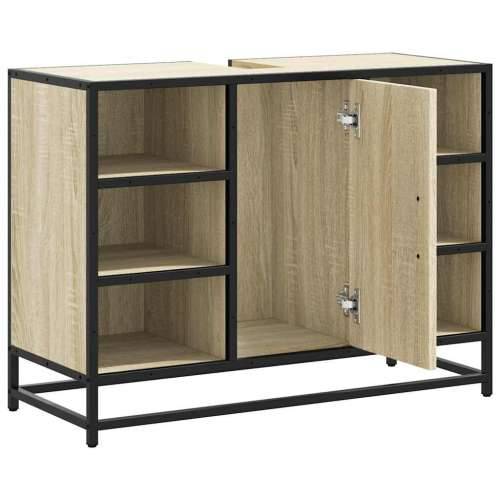 Kupaonski ormarić za Lavabo - Umivaonik boja hrasta 80x33x60 cm drveni - sonoma hrast 1 Cijena