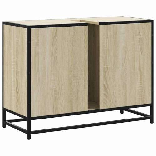 Kupaonski ormarić za Lavabo - Umivaonik boja hrasta 80x33x60 cm drveni - sonoma hrast 1 Cijena