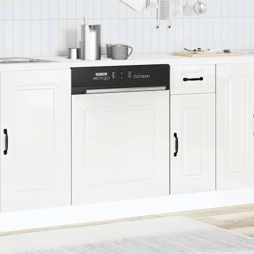 Ploča za perilicu posuđa Kalmar 60x1,5x67 cm konstruirano drvo - Visoko sjajno bijela 60 x 1.5 x 67 cm 1 1x dishwasher panel Cijena