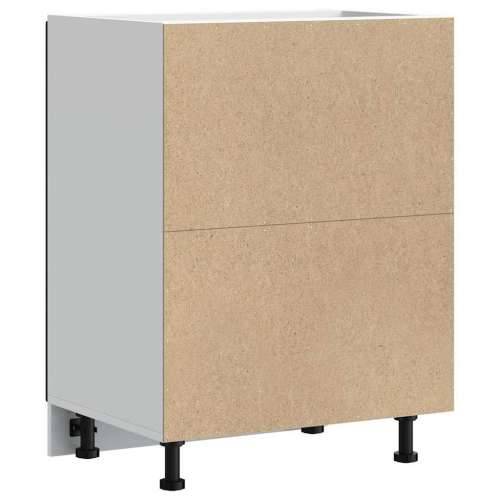 Donji ormarić za Lavabo - Umivaonik Lucca crni konstruirano drvo - Crna 1 1 x donji ormarić (2 vrata) 60 cm Cijena