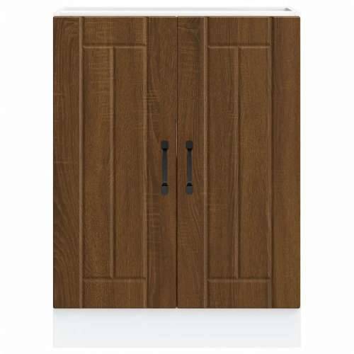Donji ormarić za Lavabo - Umivaonik Lucca boja hrasta konstruirano drvo - Smeđi hrast 1 1 x donji ormarić (2 vrata) 60 cm Cijena