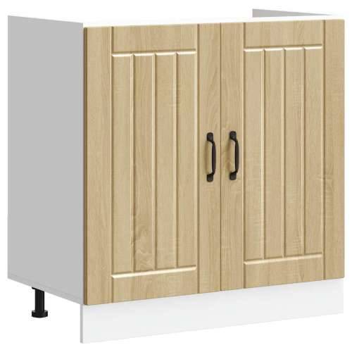 Donji ormarić za Lavabo - Umivaonik Lucca boja hrasta konstruirano drvo - sonoma hrast 1 1 x donji ormarić (2 vrata) 80 cm Cijena