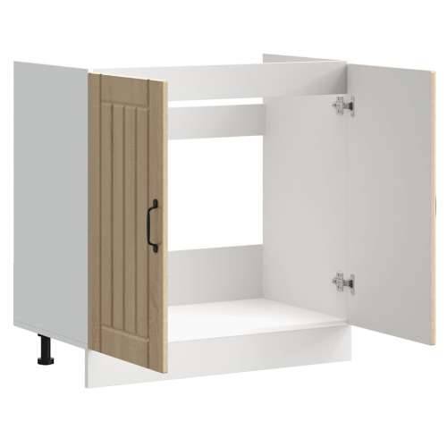 Donji ormarić za Lavabo - Umivaonik Lucca boja hrasta konstruirano drvo - sonoma hrast 1 1 x donji ormarić (2 vrata) 80 cm Cijena