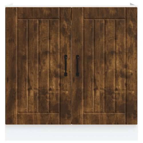 Donji ormarić za Lavabo - Umivaonik Lucca boja hrasta konstruirano drvo - Dimljeni hrast 1 1 x donji ormarić (2 vrata) 80 cm Cijena