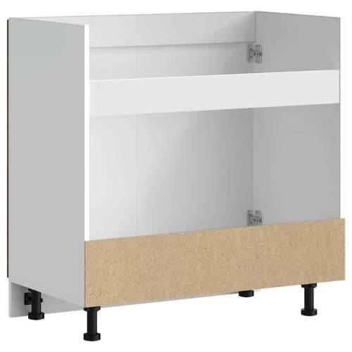 Donji ormarić za Lavabo - Umivaonik Lucca boja hrasta konstruirano drvo - Dimljeni hrast 1 1 x donji ormarić (2 vrata) 80 cm Cijena