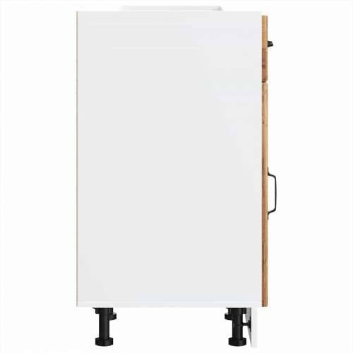 Donji kuhinjski ormarić Lucca boja drva konstruirano drvo - Staro drvo 40 x 46 x 81.5 cm 1 1x bottom cabinet (1 door 1 drawer) Cijena
