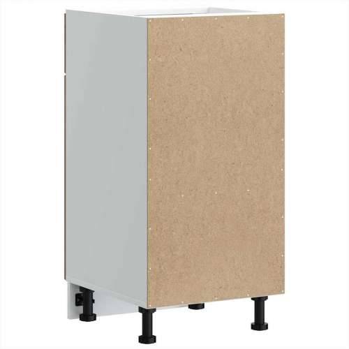 Donji kuhinjski ormarić Lucca boja drva konstruirano drvo - Staro drvo 40 x 46 x 81.5 cm 1 1x bottom cabinet (1 door 1 drawer) Cijena