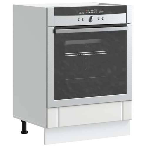 Ormarić za pećnicu Lucca bijeli konstruirano drvo - Bijela 1 1 x ormarić za pećnicu 60 cm Cijena
