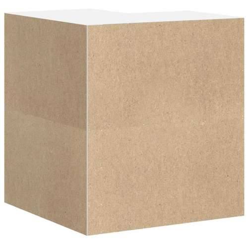 Kuhinjski zidni kutni ormarić Lucca crni konstruirano drvo - Crna 1 1 x zidni kutni ormarić 57 cm Cijena