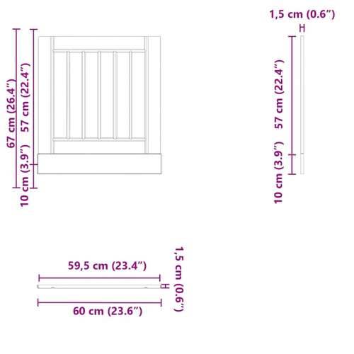 Ploča za perilicu posuđa Lucca boja hrasta konstruirano drvo - sonoma hrast 1 1 x ploča za perilicu posuđa 60 cm Cijena
