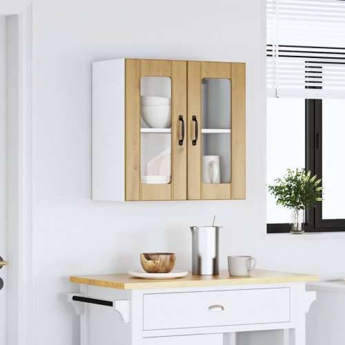 Kuhinjski zidni ormarić sa staklenim vratima Lucca boja hrasta - hrast artisan 60 x 31 x 60 cm 1 1x wall glass cabinet (2 doors) Cijena