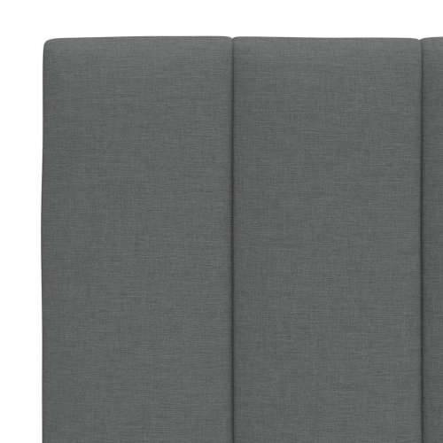 Krevet s madracem tamnosivi 80x200cm od tkanine - Tamno siva 80 x 200 cm Cijena