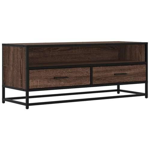 TV ormarić boja smeđeg hrasta 100x34,5x40 cm konstruirano - Smeđi hrast 1 100 cm Cijena