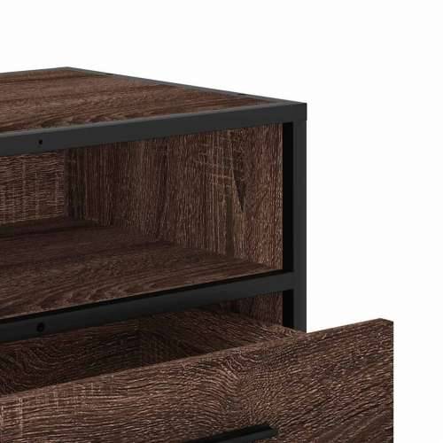 TV ormarić boja smeđeg hrasta 100x34,5x40 cm konstruirano - Smeđi hrast 1 100 cm Cijena