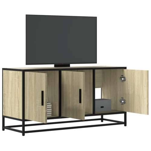 TV ormarić Sonoma hrast 100x35x50 cm Konstruirano drvo i metal - sonoma hrast 1 Cijena