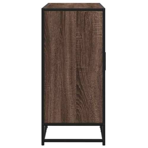 Komoda smeđi hrast 94x35x76 cm izrađeno drvo - Smeđi hrast 1 Cijena