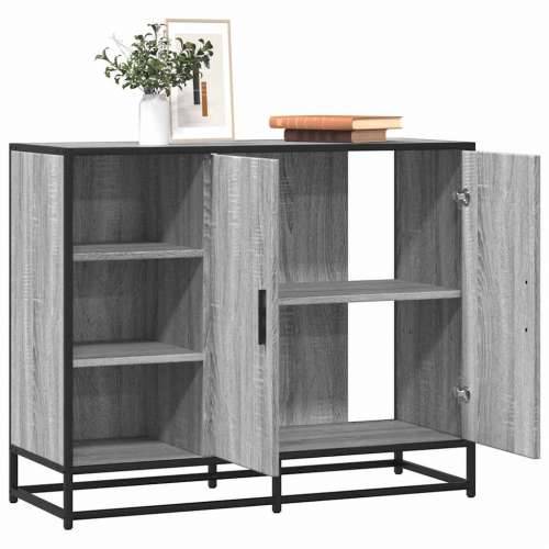 Komoda Siva Sonoma 92x35x76 cm Konstruirano drvo - Sivi hrast sonoma 1 Cijena