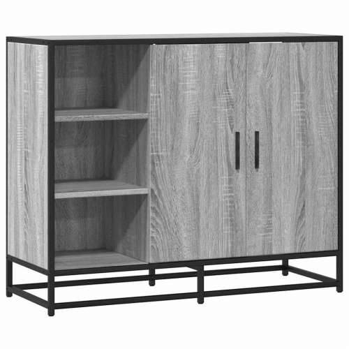 Komoda Siva Sonoma 92x35x76 cm Konstruirano drvo - Sivi hrast sonoma 1 Cijena