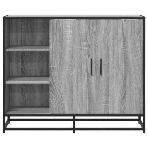 Komoda Siva Sonoma 92x35x76 cm Konstruirano drvo - Sivi hrast sonoma 1 Cijena