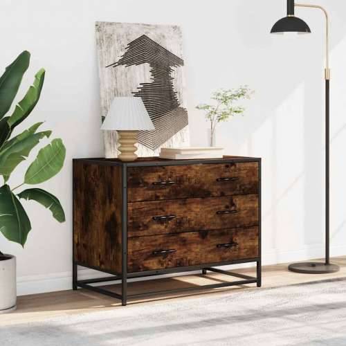 Ormar s ladicama dimljeni hrast 70x41x56 cm izrađeno drvo - Dimljeni hrast 1 Cijena