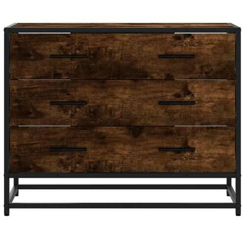 Ormar s ladicama dimljeni hrast 70x41x56 cm izrađeno drvo - Dimljeni hrast 1 Cijena