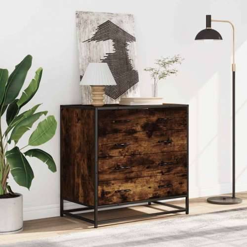 Ormar s ladicama dimljeni hrast 70x41x70 cm konstruirano drvo - Dimljeni hrast 1 Cijena