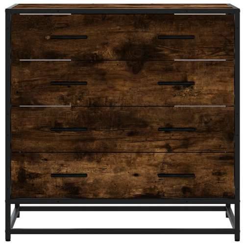 Ormar s ladicama dimljeni hrast 70x41x70 cm konstruirano drvo - Dimljeni hrast 1 Cijena