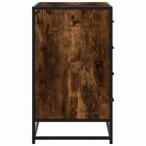 Ormar s ladicama dimljeni hrast 70x41x70 cm konstruirano drvo - Dimljeni hrast 1 Cijena