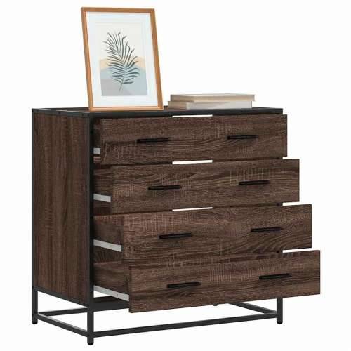 Ormar s ladicama smeđi hrast 70x41x70 cm izrađeno drvo - Smeđi hrast 1 Cijena