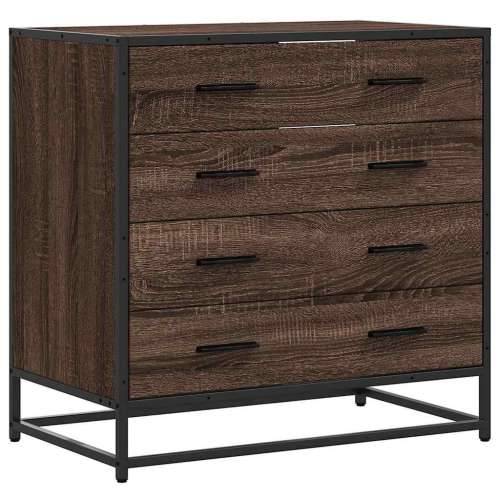 Ormar s ladicama smeđi hrast 70x41x70 cm izrađeno drvo - Smeđi hrast 1 Cijena