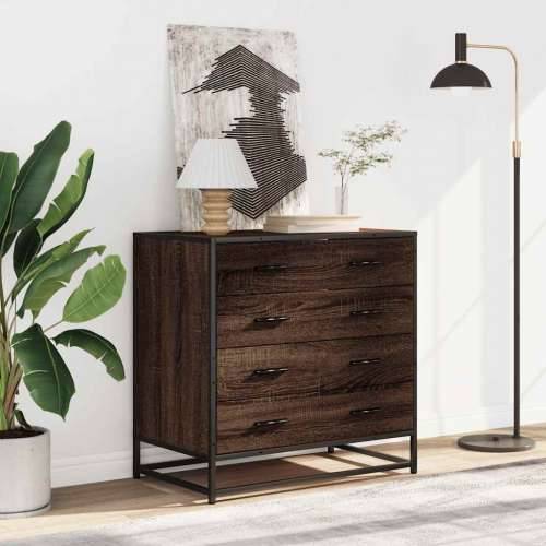 Ormar s ladicama smeđi hrast 70x41x70 cm izrađeno drvo - Smeđi hrast 1 Cijena