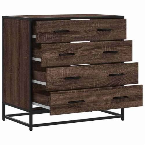 Ormar s ladicama smeđi hrast 70x41x70 cm izrađeno drvo - Smeđi hrast 1 Cijena