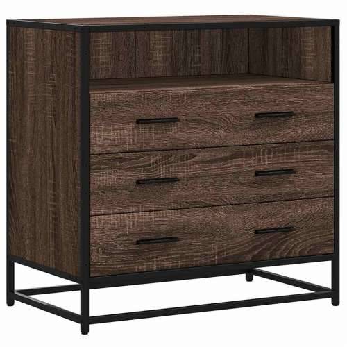 Ormar s ladicama smeđi hrast 70x41x70 cm izrađeno drvo - Smeđi hrast 1 Cijena