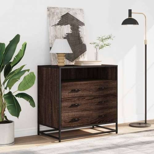 Ormar s ladicama smeđi hrast 70x41x70 cm izrađeno drvo - Smeđi hrast 1 Cijena