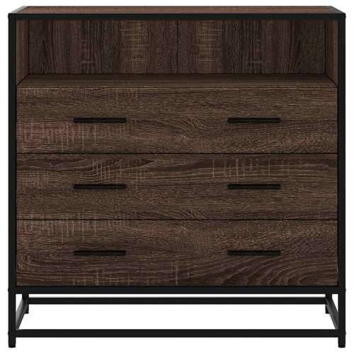 Ormar s ladicama smeđi hrast 70x41x70 cm izrađeno drvo - Smeđi hrast 1 Cijena