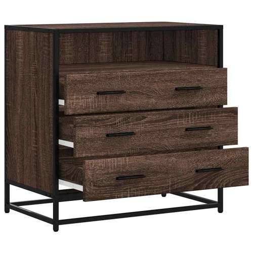 Ormar s ladicama smeđi hrast 70x41x70 cm izrađeno drvo - Smeđi hrast 1 Cijena