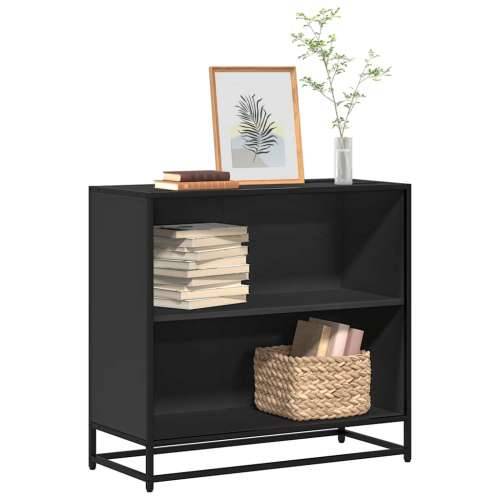 Ormar za knjige crni 80,5x35x76 cm izrađeno drvo - Crna 1 76 cm 80.5 cm Cijena