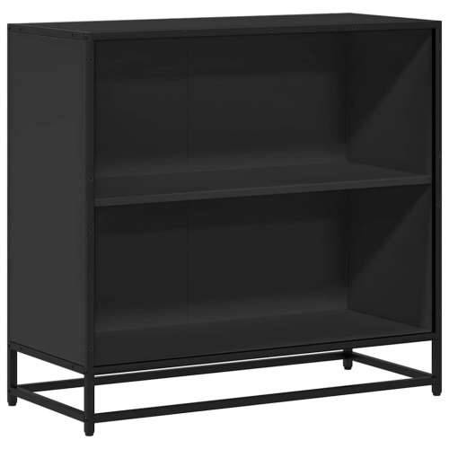 Ormar za knjige crni 80,5x35x76 cm izrađeno drvo - Crna 1 76 cm 80.5 cm Cijena