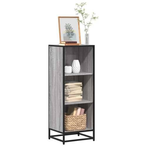 Ormar za knjige sivi sonoma 40x35x107,5 cm izrađeno drvo - Sivi hrast sonoma 1 107.5 cm 40 cm Cijena
