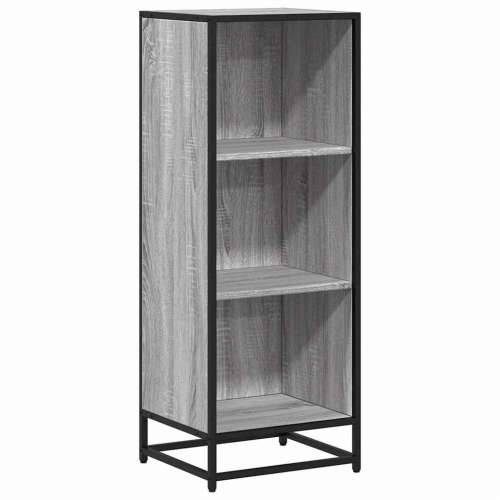 Ormar za knjige sivi sonoma 40x35x107,5 cm izrađeno drvo - Sivi hrast sonoma 1 107.5 cm 40 cm Cijena