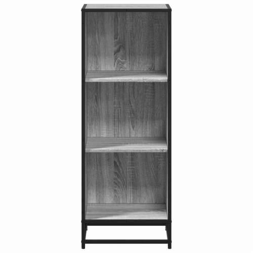 Ormar za knjige sivi sonoma 40x35x107,5 cm izrađeno drvo - Sivi hrast sonoma 1 107.5 cm 40 cm Cijena