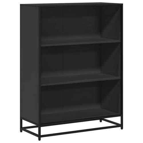 Ormarić za knjige crni 80,5x35x107,5 konstruirano drvo - Crna 1 107.5 cm 80.5 cm Cijena