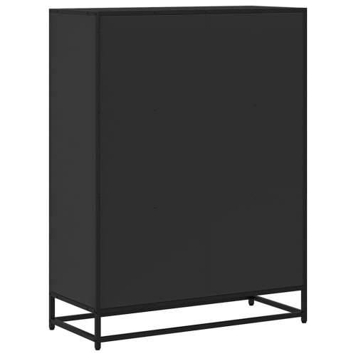 Ormarić za knjige crni 80,5x35x107,5 konstruirano drvo - Crna 1 107.5 cm 80.5 cm Cijena