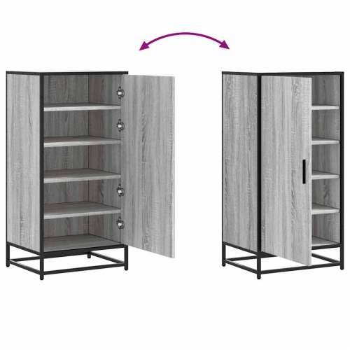 Stalak za cipele boja hrasta 48x38x97,5 cm konstruirano drvo - Sivi hrast sonoma 1 5 Cijena
