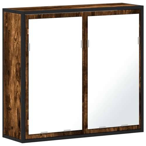 Kupaonski ormarić s ogledalom dimljeni hrast 65x20x60 cm - Dimljeni hrast 1 Cijena