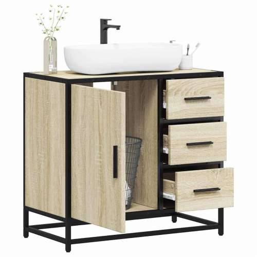 Kupaonski ormarić za Lavabo - Umivaonik boja hrasta 65x33x60 cm drveni - sonoma hrast 1 Cijena
